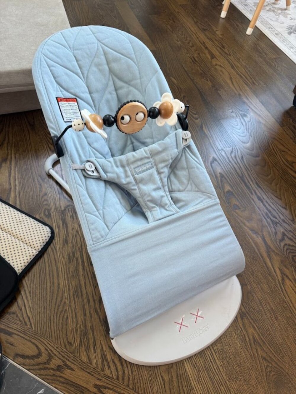 Baby Bjorn Bouncer Bliss & Neutral Toy Bar | Baby Blue